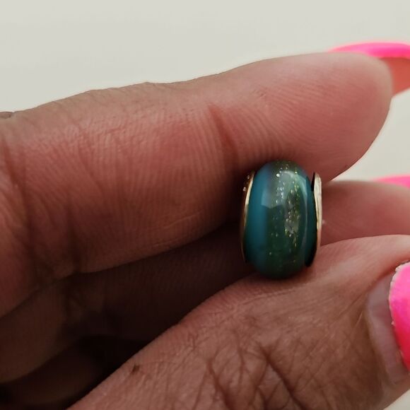 Murano Glass Bead 925 Charm Blue - Picture 9 of 16